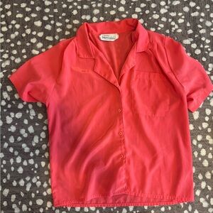 Impressions Coral Button-Down Shirt for Kids